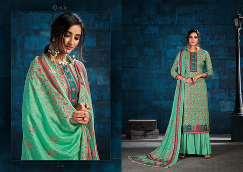 Sargam Prints Presents Qafilla Pure Pashmina Printed Fancy Designer Salwar Kameez