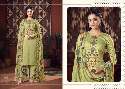 Belliza Designer Studio Sehmat Jam Cotton Designer Embroidery Salwar Kameez