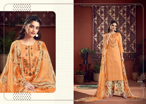 Belliza Designer Studio Sehmat Jam Cotton Designer Embroidery Salwar Kameez
