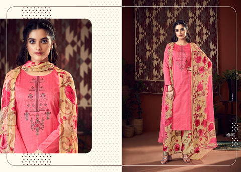 Belliza Designer Studio Sehmat Jam Cotton Designer Embroidery Salwar Kameez