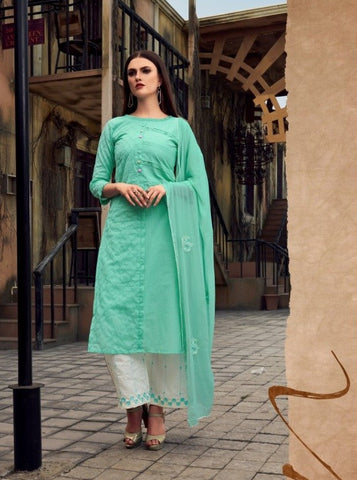 Seven Threads Presents Rivaaz Fancy Designer Kurtis Collection With Plazzo