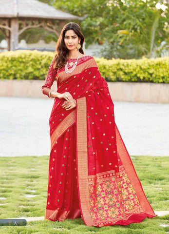 Shangrila Presents Ramaiya Silk Fancy Designer Sarees And Blouse