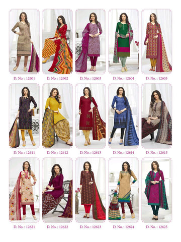Shivani Presents Piya Basanti Vol 17 Cotton Daily Wear Salwar Suits