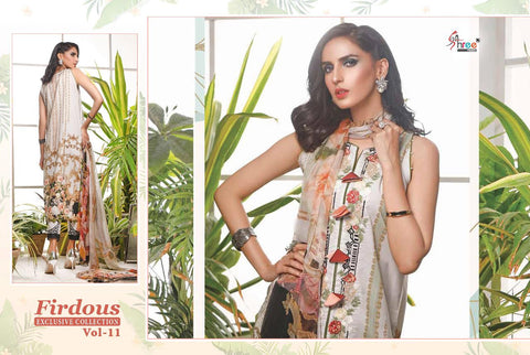 Shree Fab Firdous Exclusive Collection 11 Heavy Embroidery Work Salwar Suits