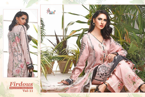 Shree Fab Firdous Exclusive Collection 11 Heavy Embroidery Work Salwar Suits