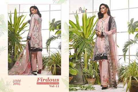 Shree Fab Firdous Exclusive Collection 11 Heavy Embroidery Work Salwar Suits