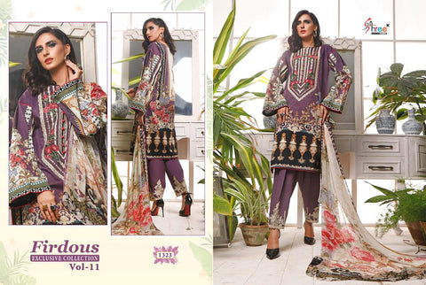 Shree Fab Firdous Exclusive Collection 11 Heavy Embroidery Work Salwar Suits