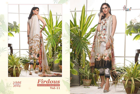 Shree Fab Firdous Exclusive Collection 11 Heavy Embroidery Work Salwar Suits