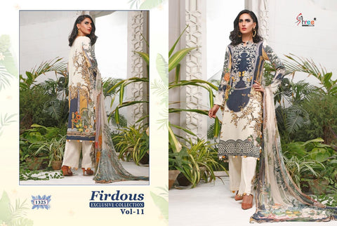 Shree Fab Firdous Exclusive Collection 11 Heavy Embroidery Work Salwar Suits