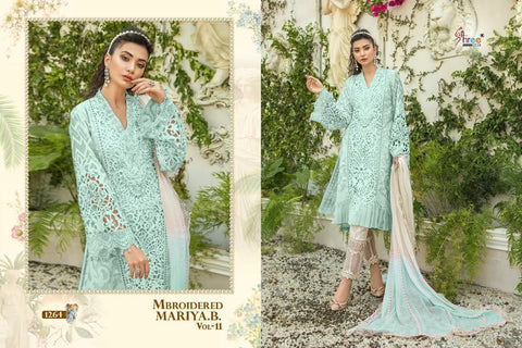 Shree Fab Presents Mbroidered Mariya b Vol 11 Georgette Pakistani Salwar Suits