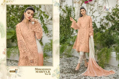 Shree Fab Presents Mbroidered Mariya b Vol 11 Georgette Pakistani Salwar Suits