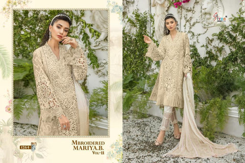 Shree Fab Presents Mbroidered Mariya b Vol 11 Georgette Pakistani Salwar Suits