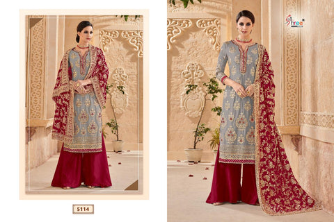 Shree Fab Presents Mutiyaar Gold Fox Georgette Pakistani Salwar Suits