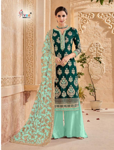 Shree Fab Presents Mutiyaar Gold Fox Georgette Pakistani Salwar Suits