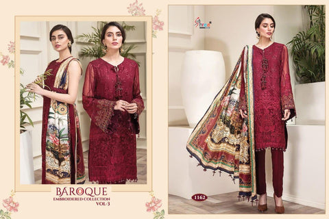 SHREE FABS BAROQUE VOL 3 EMBROIDERED DESIGNER SUIT COLLECTION