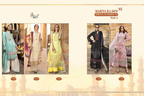 Shree Fabs Mariya B Spring Summer 20 Vol 1 Nx Pakistani Suits