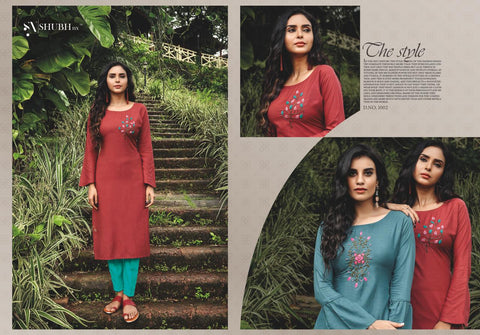 Shubh Nx Presents  Poshak Vol 2 Pakistani Fancy Designer Kurtis