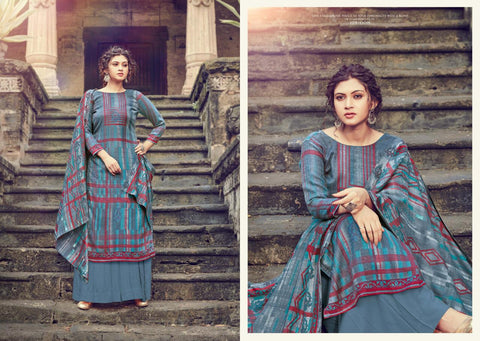 Siddhi Sagar Presents Sofia Pure Pashmina Printed Fancy Designer Salwar Kameez
