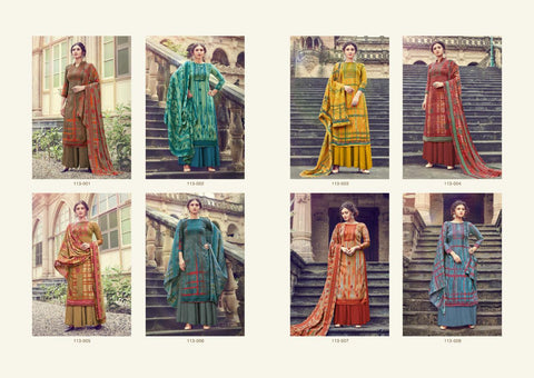 Siddhi Sagar Presents Sofia Pure Pashmina Printed Fancy Designer Salwar Kameez