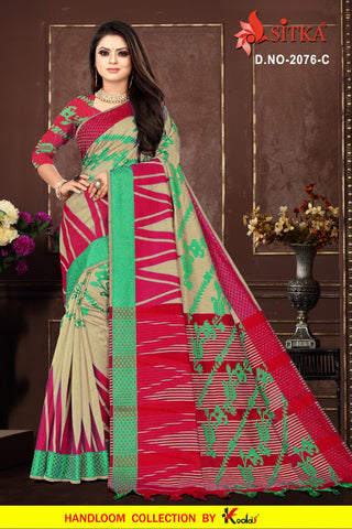 Sitka Launched Rawdi 2076 Cotton Silk Casual Wear Sarees