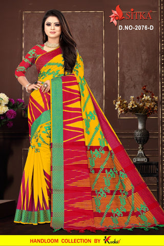 Sitka Launched Rawdi 2076 Cotton Silk Casual Wear Sarees