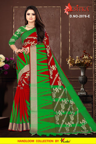 Sitka Launched Rawdi 2076 Cotton Silk Casual Wear Sarees