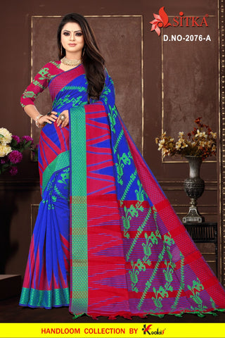 Sitka Launched Rawdi 2076 Cotton Silk Casual Wear Sarees