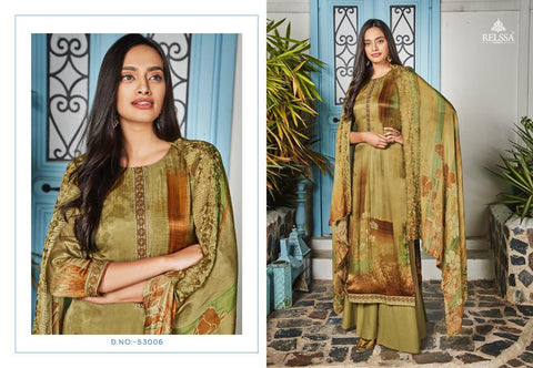 Relssa Suchitra Chinon Silk Casual Wear Salwar Suit