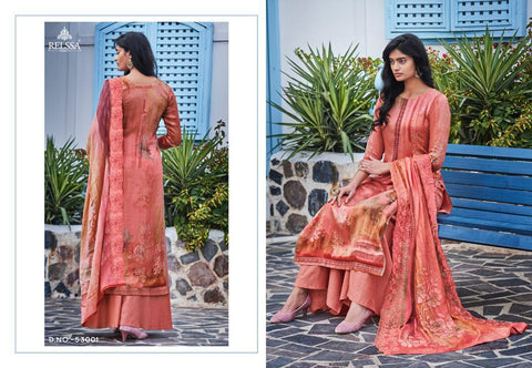 Relssa Suchitra Chinon Silk Casual Wear Salwar Suit