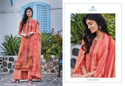 Relssa Suchitra Chinon Silk Casual Wear Salwar Suit