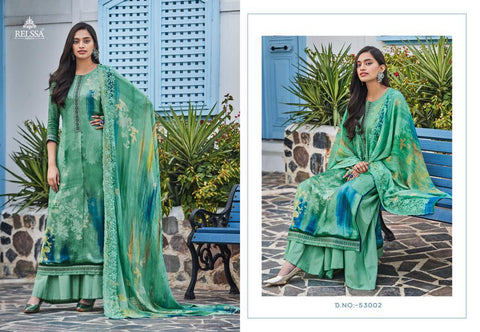 Relssa Suchitra Chinon Silk Casual Wear Salwar Suit