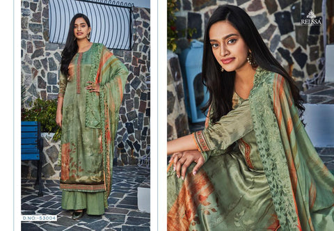 Relssa Suchitra Chinon Silk Casual Wear Salwar Suit