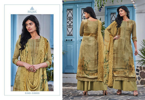 Relssa Suchitra Chinon Silk Casual Wear Salwar Suit