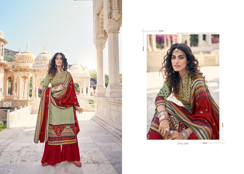 Sumyra Presents Taj Pure Pashmina Printed Fancy Designer Salwar Kameez