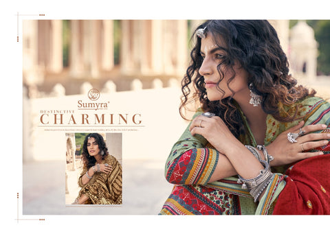 Sumyra Presents Taj Pure Pashmina Printed Fancy Designer Salwar Kameez