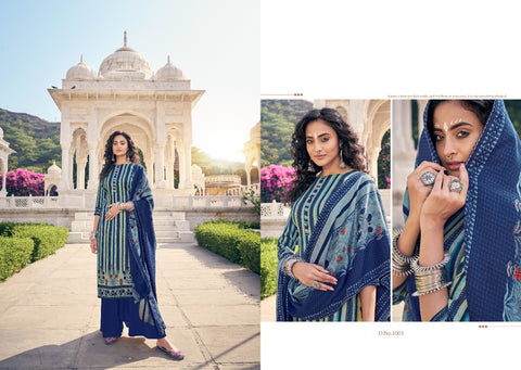 Sumyra Presents Taj Pure Pashmina Printed Fancy Designer Salwar Kameez