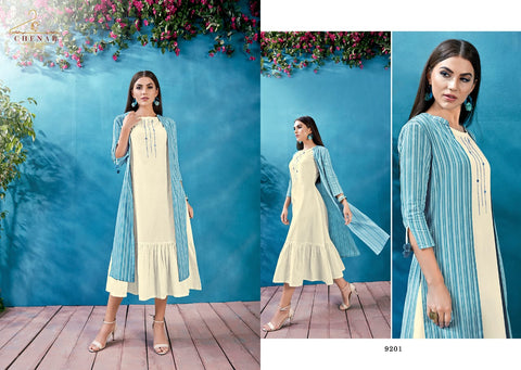 Swagat Chenab Fancy Designer Kurti Collection Western Cotton Shrug