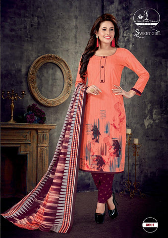 Miss World Sweet Girl Vol 8 Casual Cotton Daily Wear Salwar Kameez