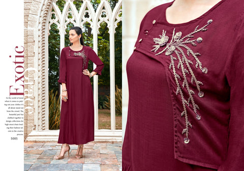 Sweety Fashion Presents Cyclone Vol 5 Pure Rayon Designer Kurtis Collection