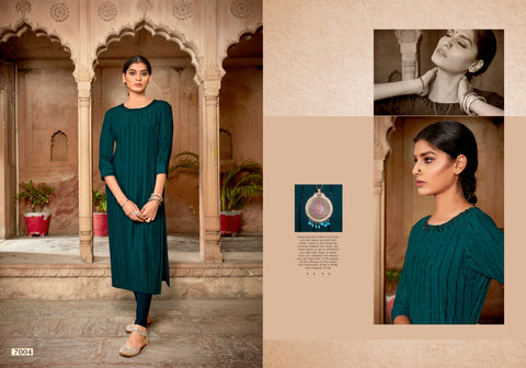 Sweety Fashion Presents Gravity Vol 7 Rayon Stylish Designer Kurtis Collection