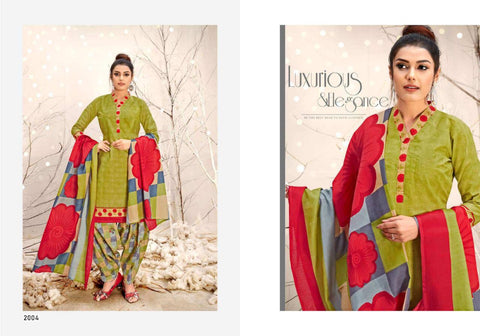 Sweety Fashion Soft Cotton Fancy Designer Salwar Suit