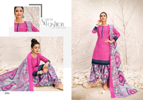Sweety Fashion Soft Cotton Fancy Designer Salwar Suit