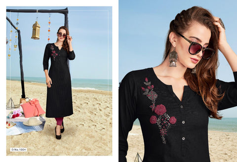 Sweety Fashion Presents Sky Rayon Fancy Designer Kurtis Collection