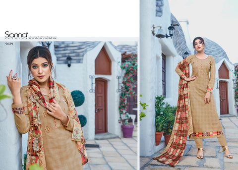 Sanna Fashion Muse Jam Silk Digital Print Cotton Work Salwar Kameez