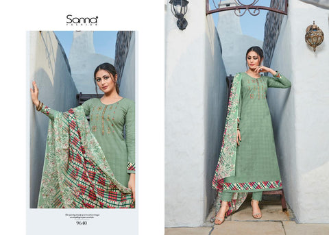Sanna Fashion Muse Jam Silk Digital Print Cotton Work Salwar Kameez