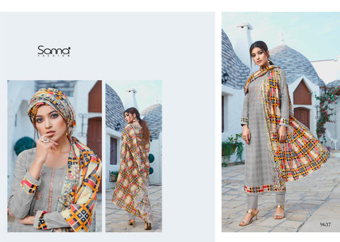 Sanna Fashion Muse Jam Silk Digital Print Cotton Work Salwar Kameez