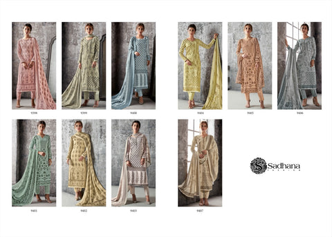 Sadhana Fashion Launched Shadhana Vol 34 Pashmina Fancy Designer Salwar Suits
