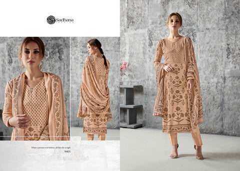 Sadhana Fashion Launched Shadhana Vol 34 Pashmina Fancy Designer Salwar Suits