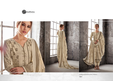 Sadhana Fashion Launched Sadhana Vol 34 Pure Pashmina Fancy Designer Salwar Suits