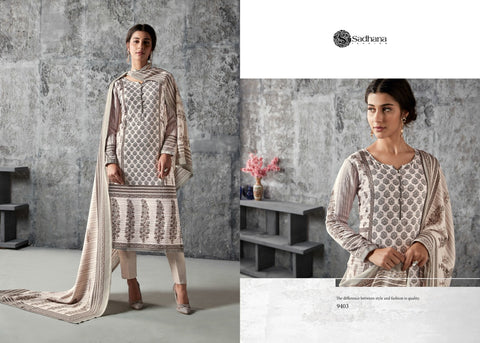 Sadhana Fashion Launched Shadhana Vol 34 Pashmina Fancy Designer Salwar Suits